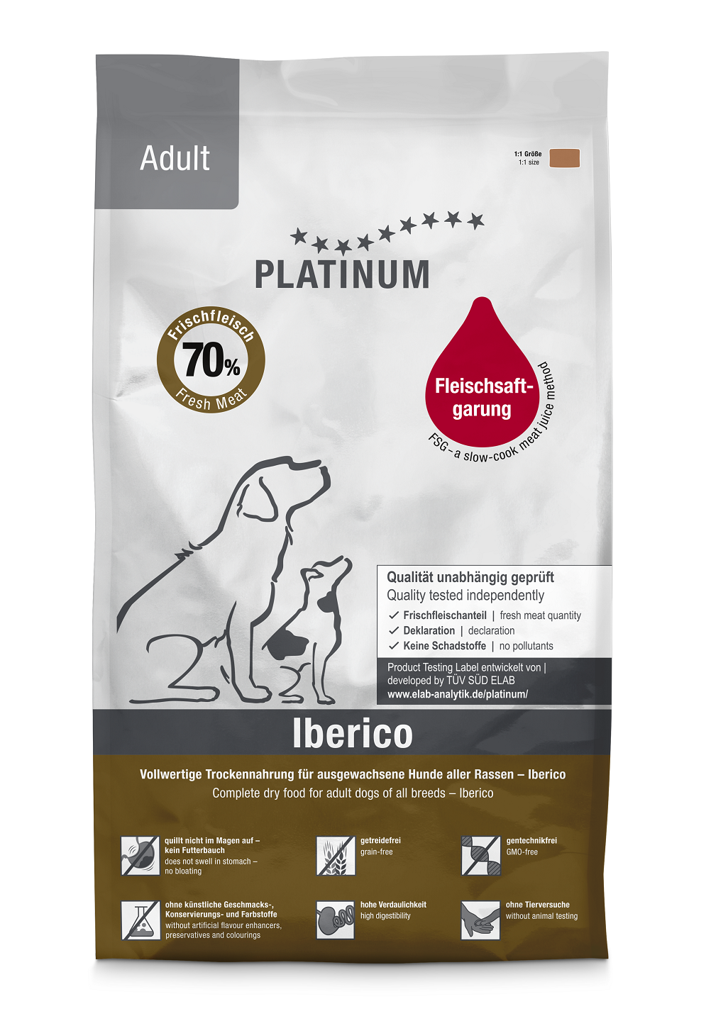 Platinum Adult su Iberijos kiauliu mesa