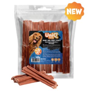 duck and pear sticks