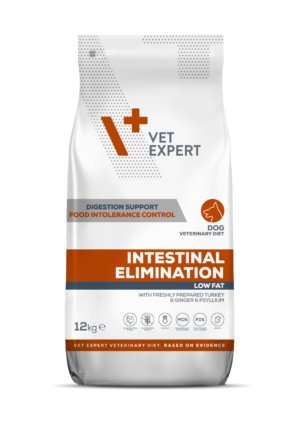 VetExpert Veterinary Diet Intestinal Elimination dog, sausas maistas 12kg